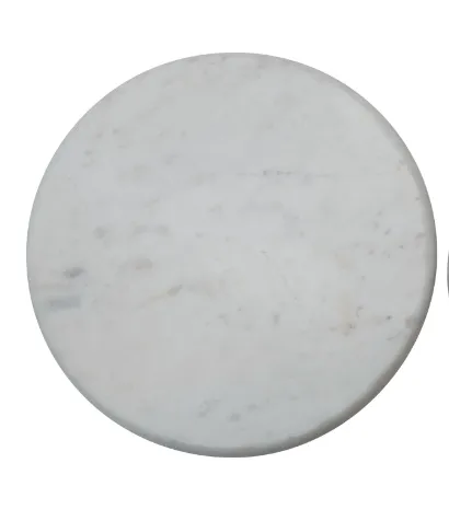 10" ROUND MARBLE REVERSIBLE CHEESE/CUTTING BOARD