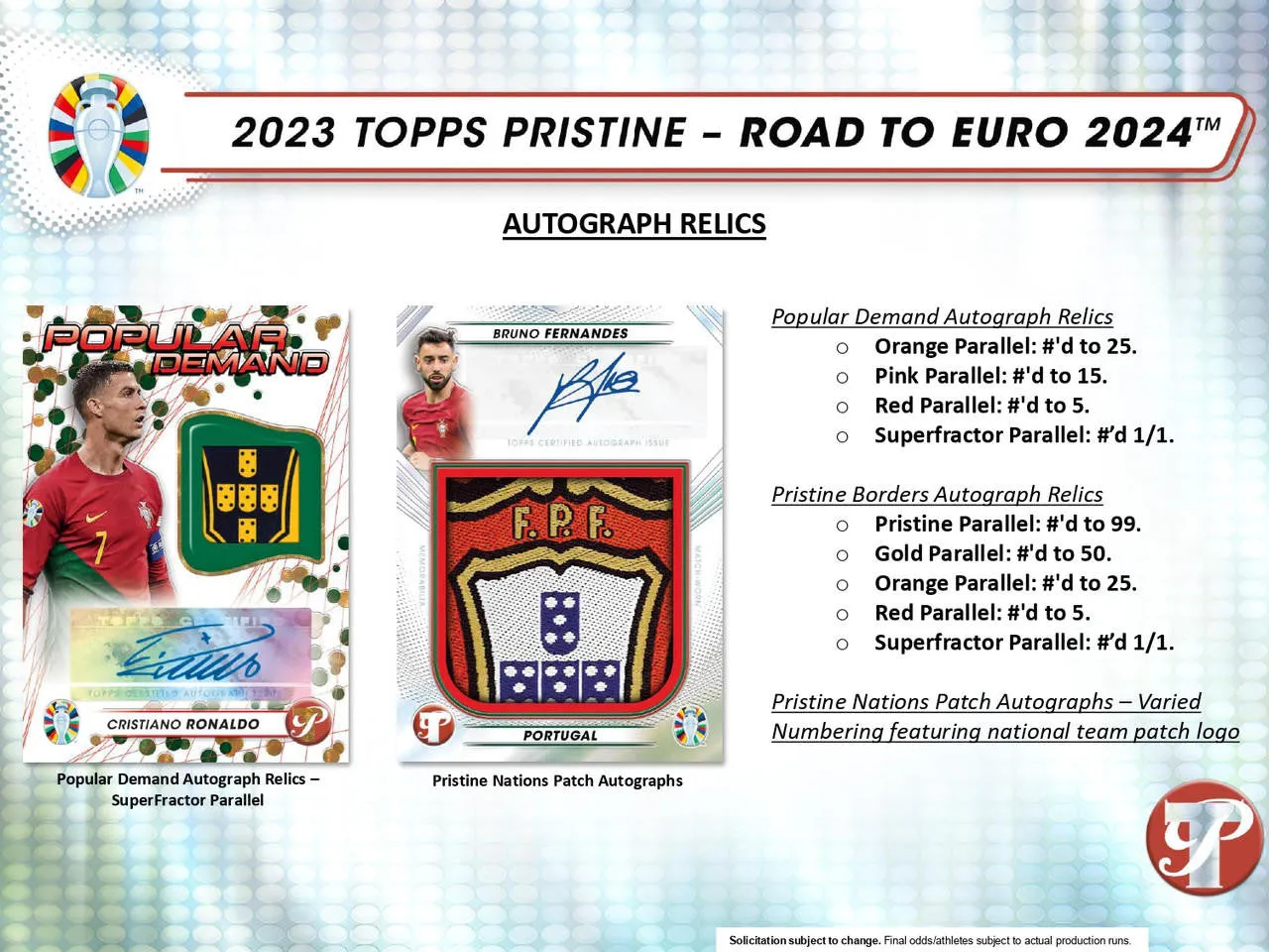 2023 TOPPS PRISTINE ROAD TO EURO 2024 SOCCER HOBBY PACK