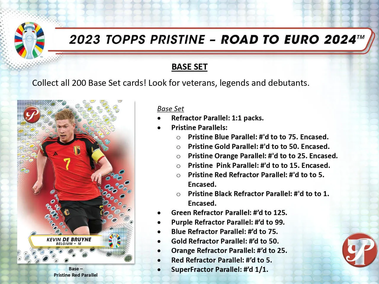 2023 TOPPS PRISTINE ROAD TO EURO 2024 SOCCER HOBBY PACK