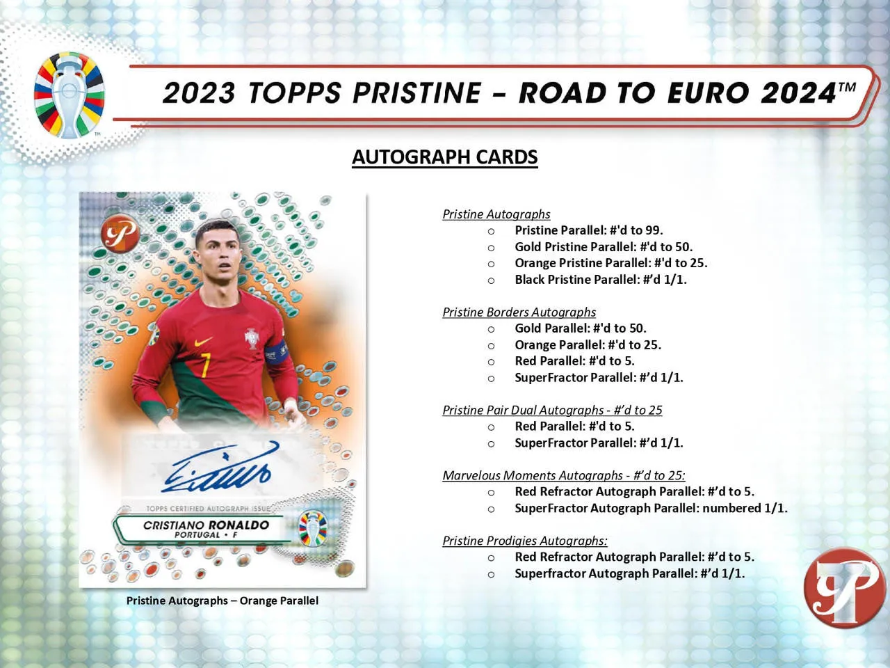 2023 TOPPS PRISTINE ROAD TO EURO 2024 SOCCER HOBBY PACK