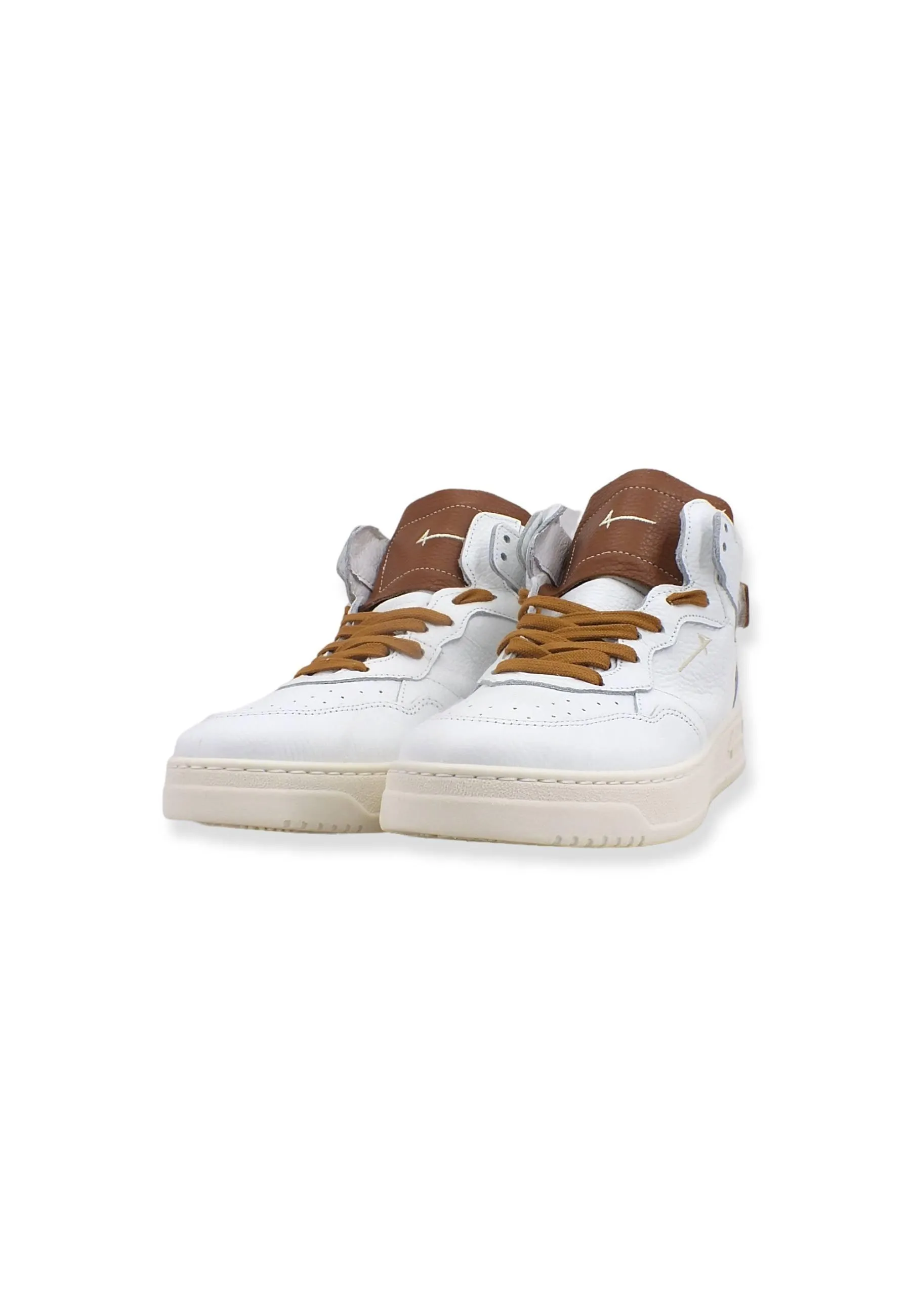 4LINE Fourline Sneaker Mid Max Bianco Nocciola X41