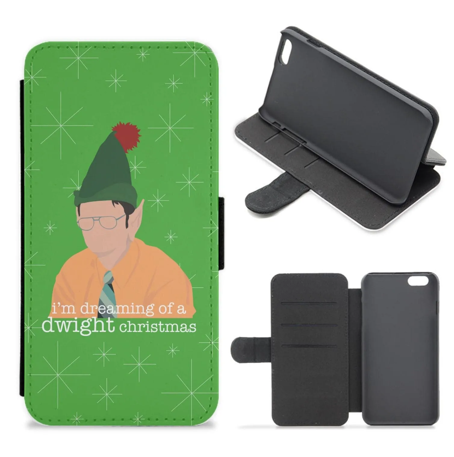 A Dwight Christmas Flip / Wallet Phone Case