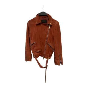 ALLSAINTS SPITALFIELDS/Leather Jkt/S/Leather/ORN/