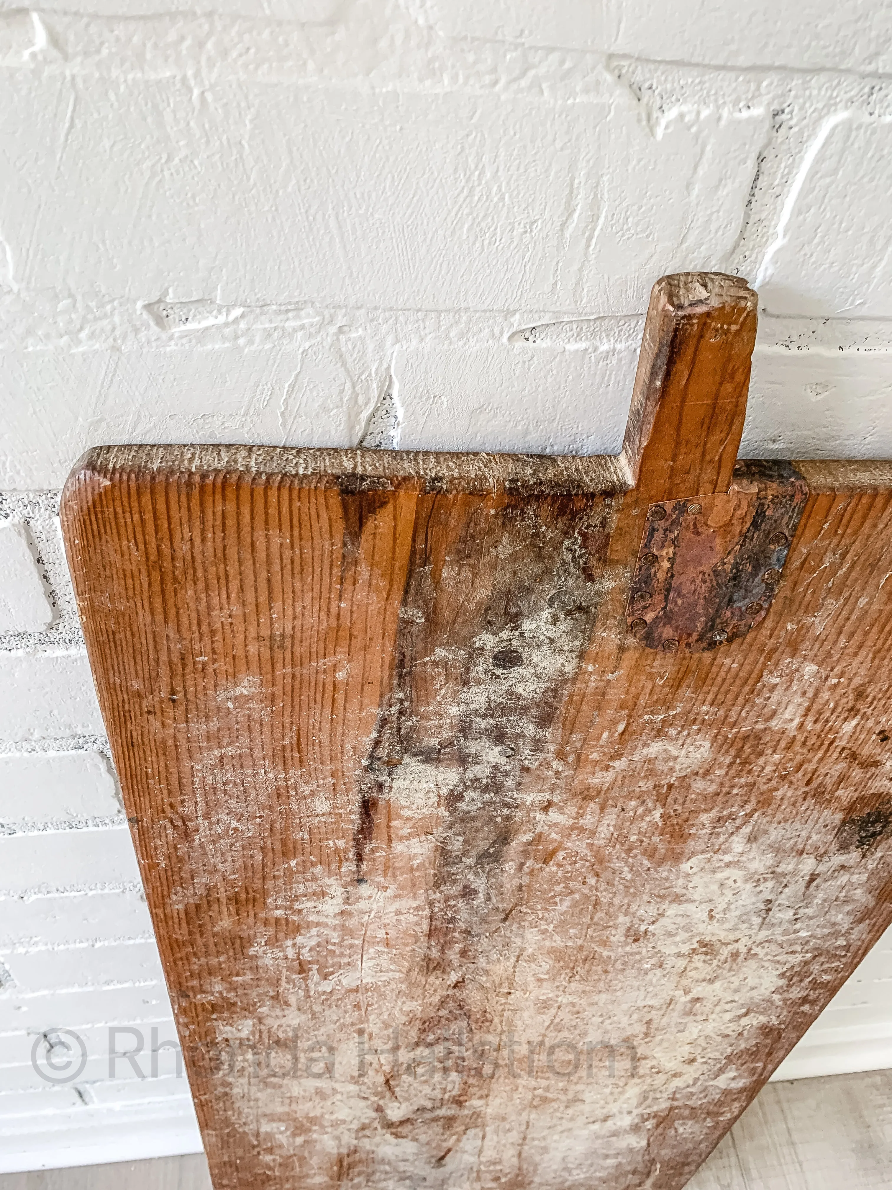 Antique Distressed Wood Cutting Board