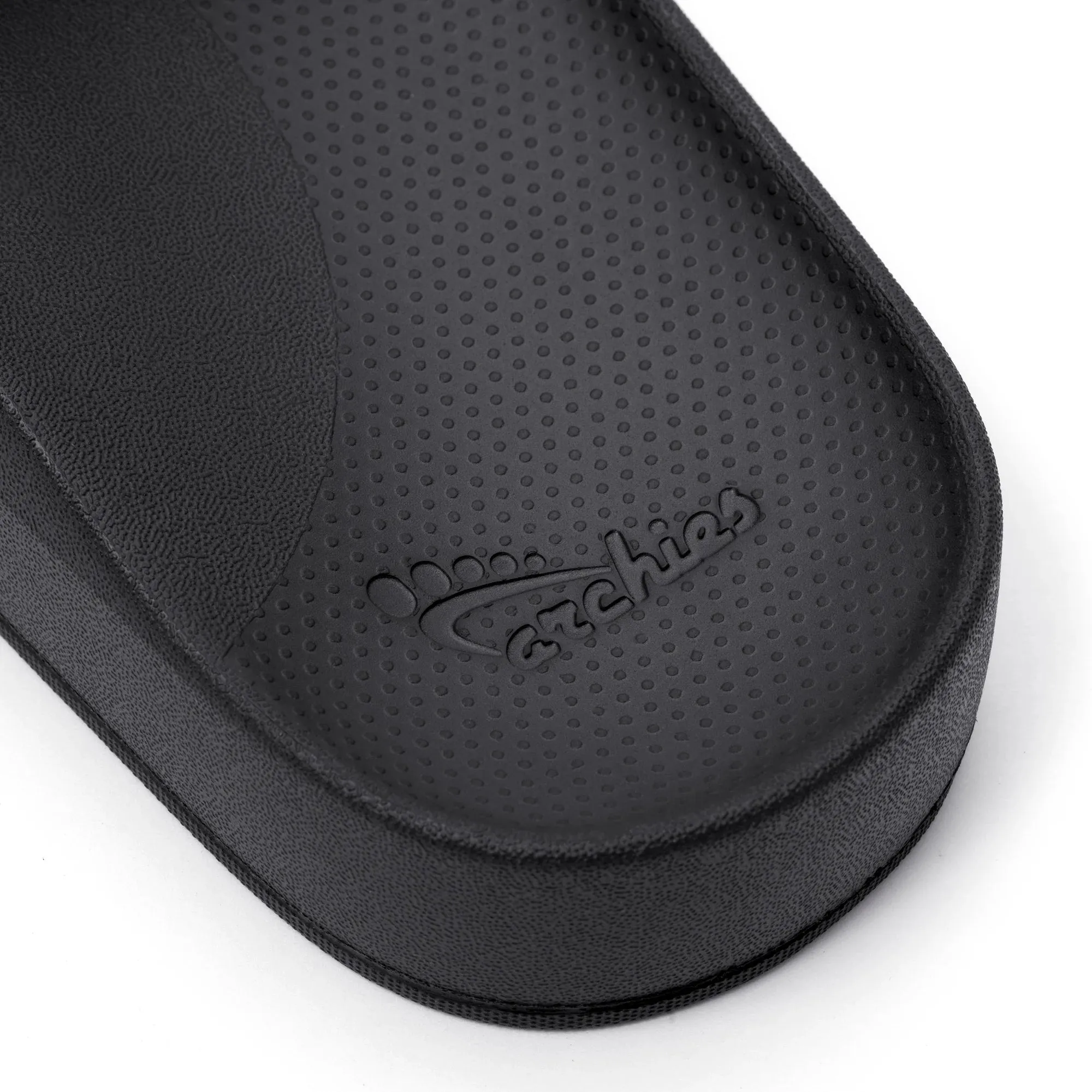 Archies Arch Support Slides in Black