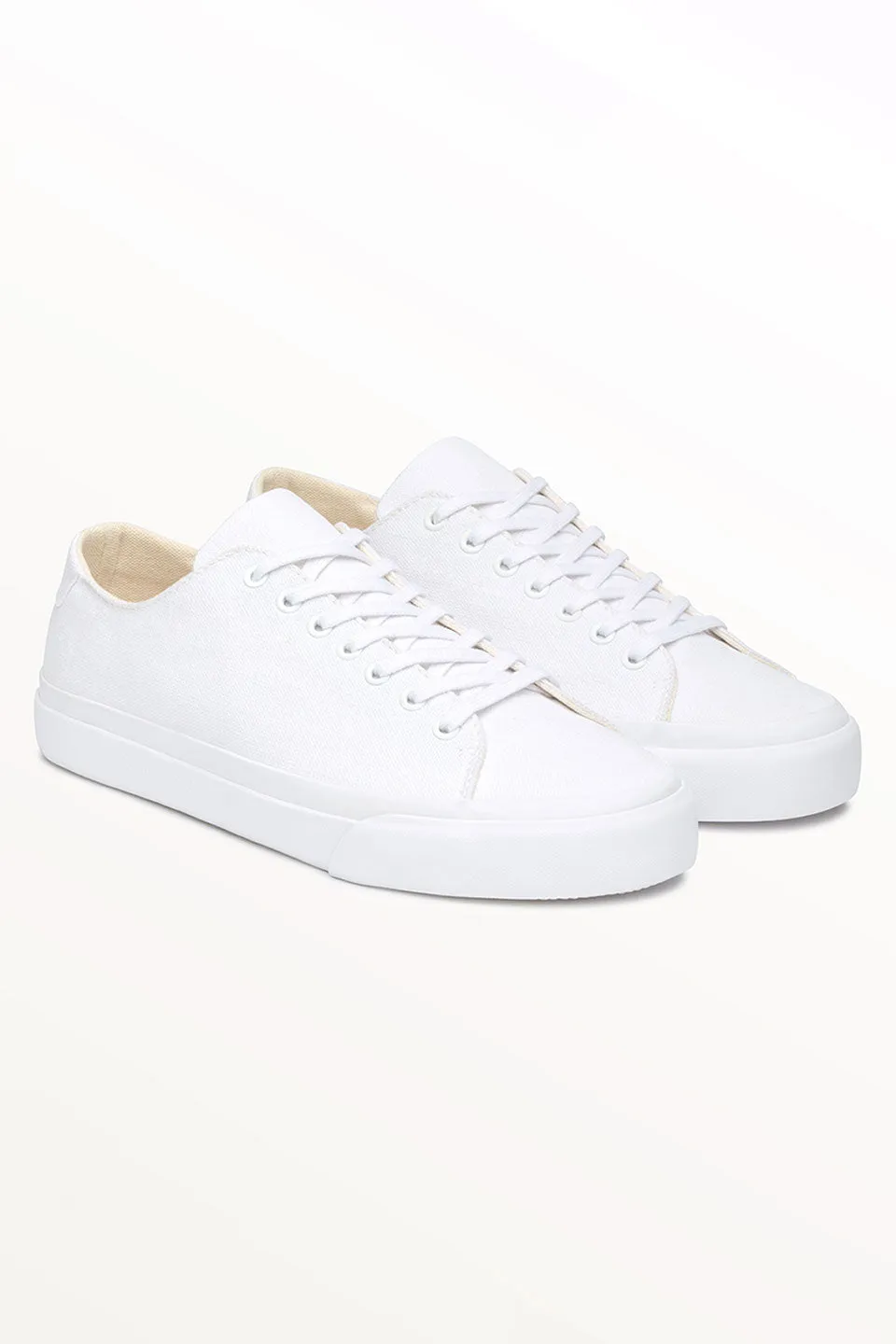 Baan Organic White Canvas Sneaker