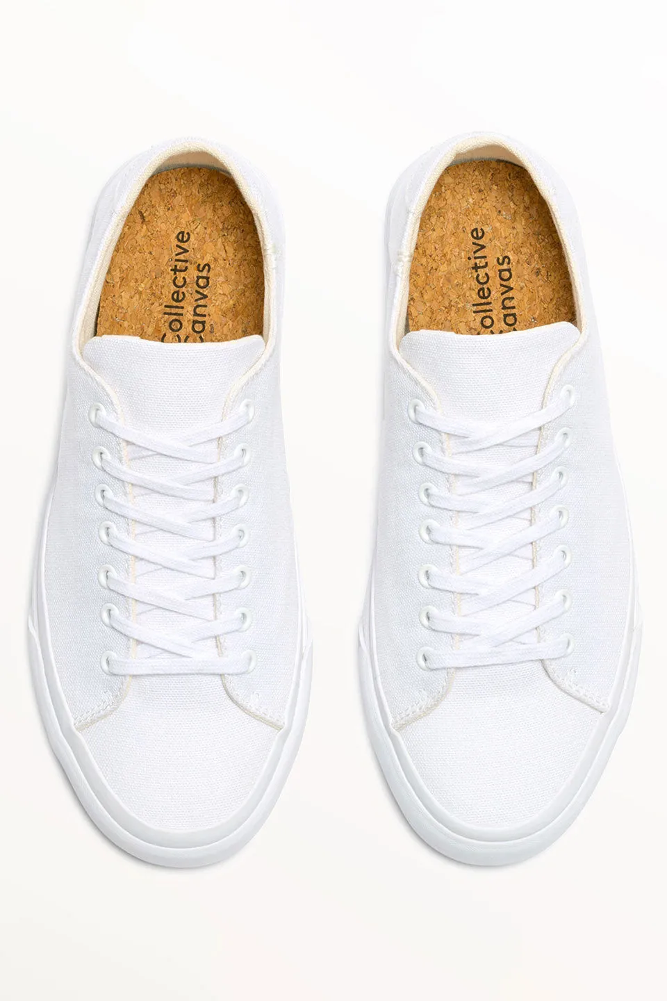 Baan Organic White Canvas Sneaker