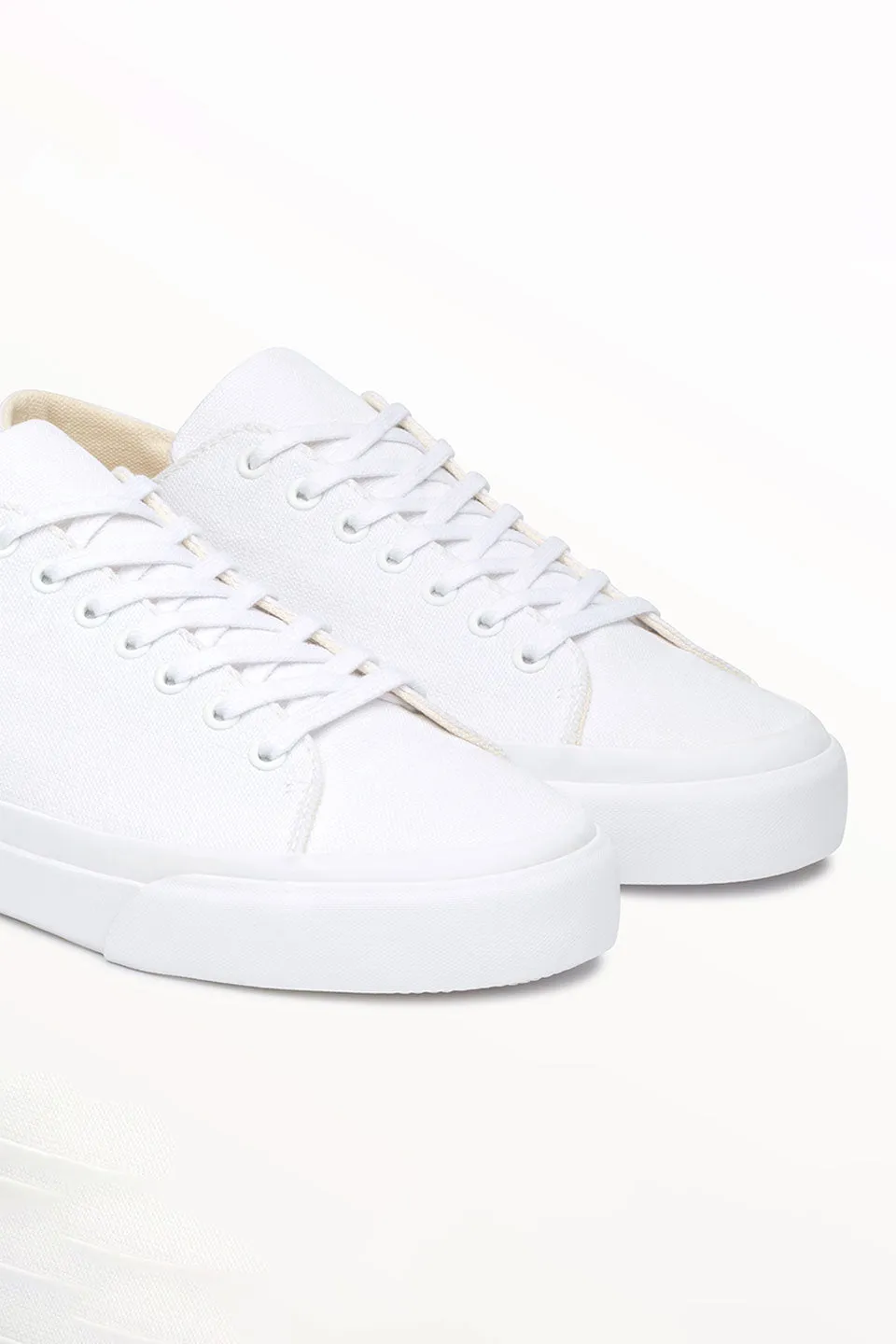 Baan Organic White Canvas Sneaker