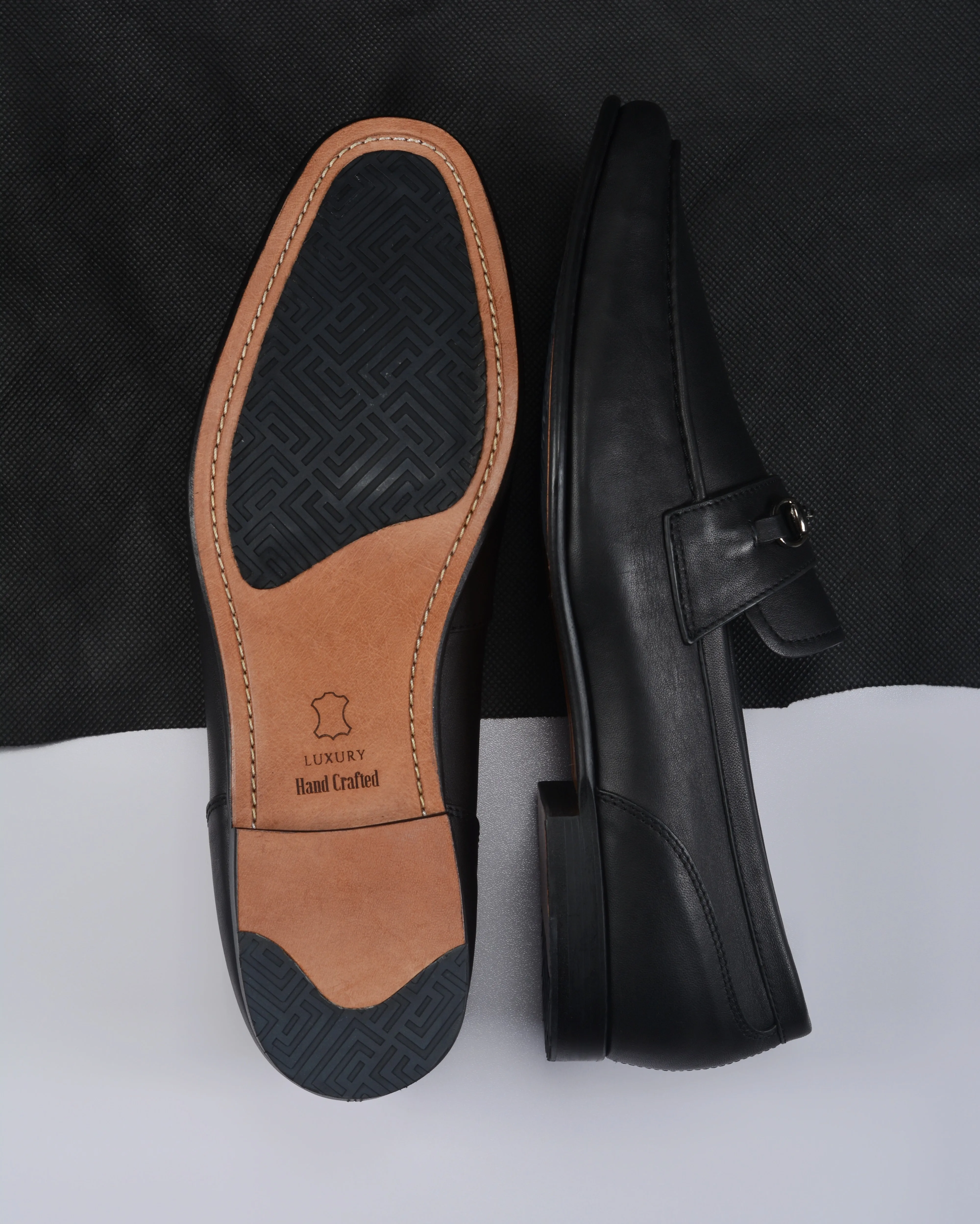 BALLY Leather Loafers In Black