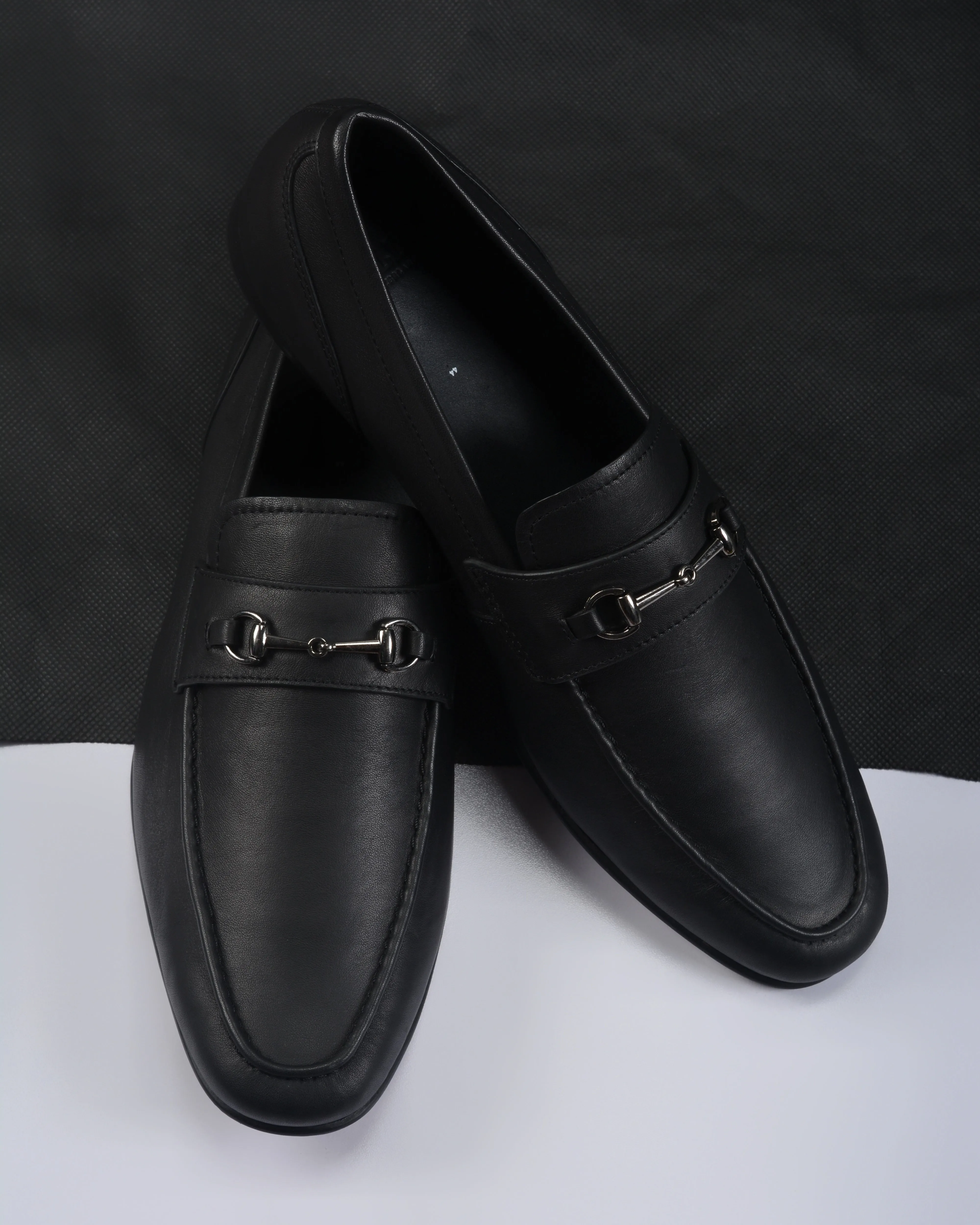 BALLY Leather Loafers In Black