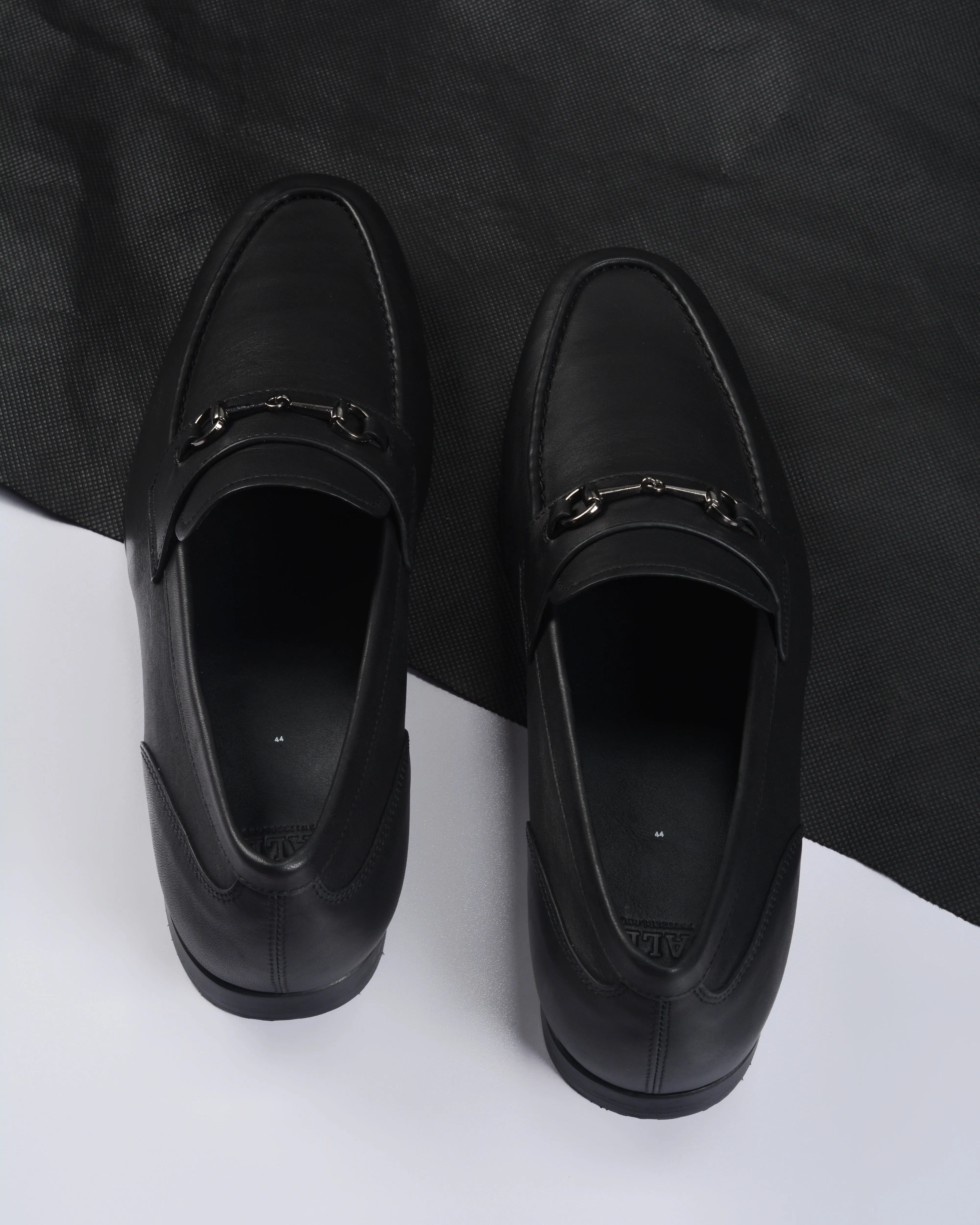 BALLY Leather Loafers In Black