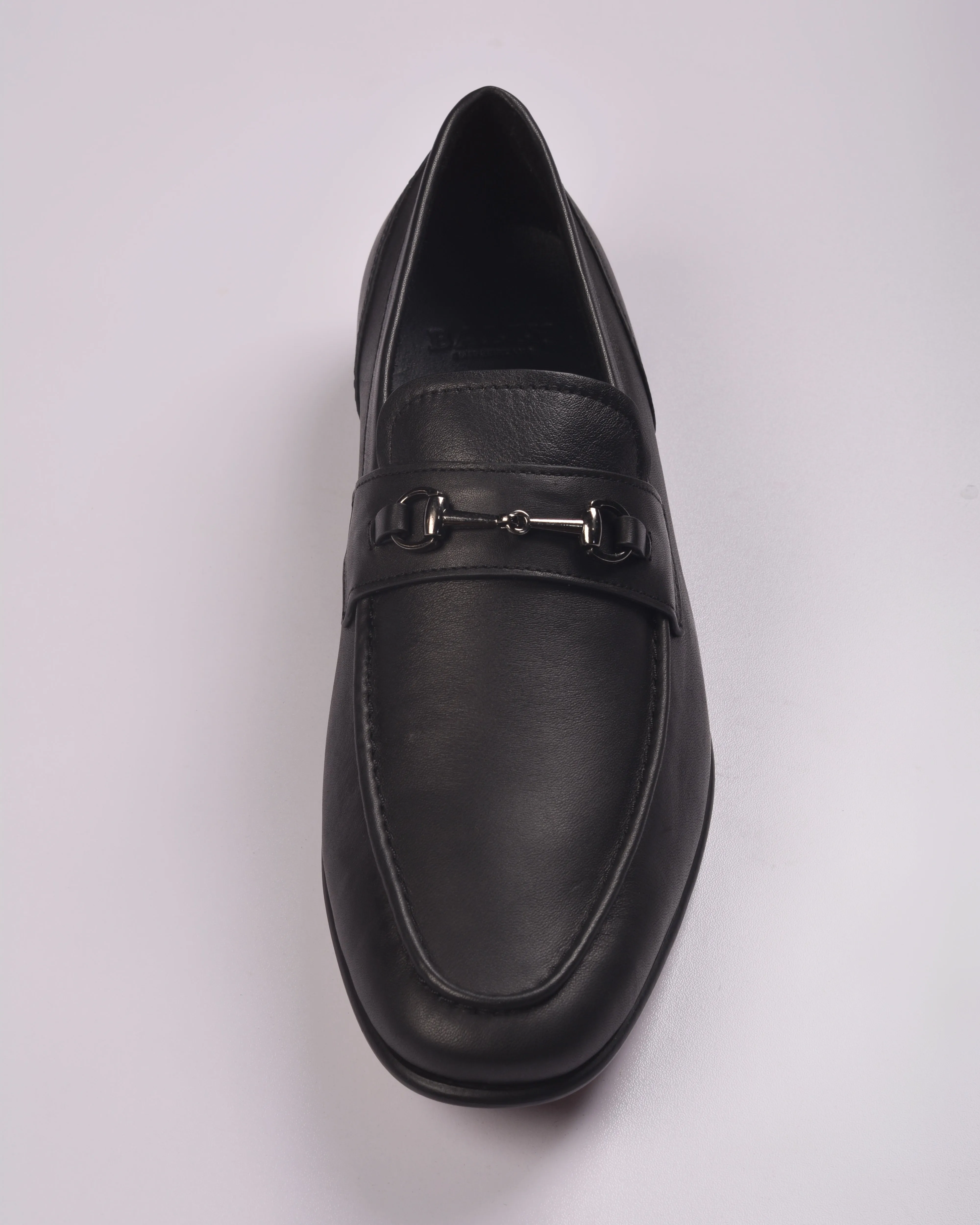 BALLY Leather Loafers In Black