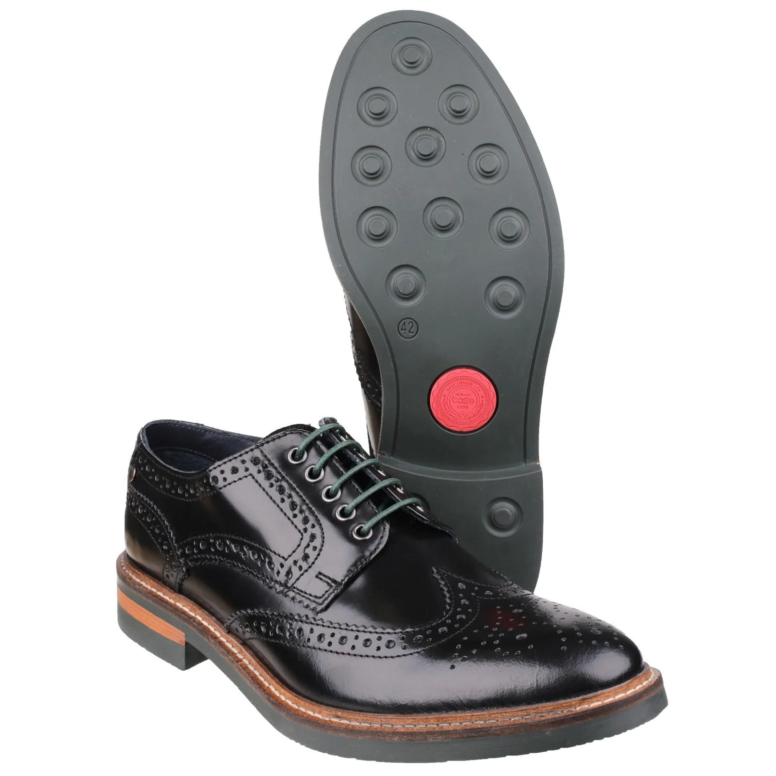 Base London Woburn Brogue Shoe