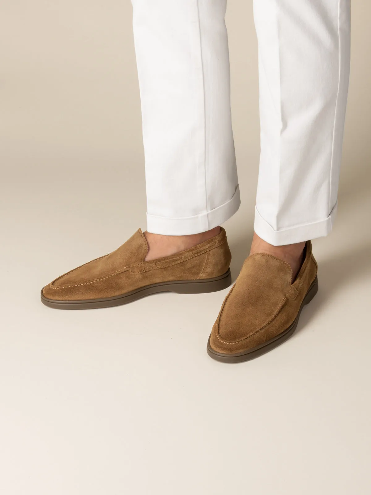 Beige Yacht Loafers