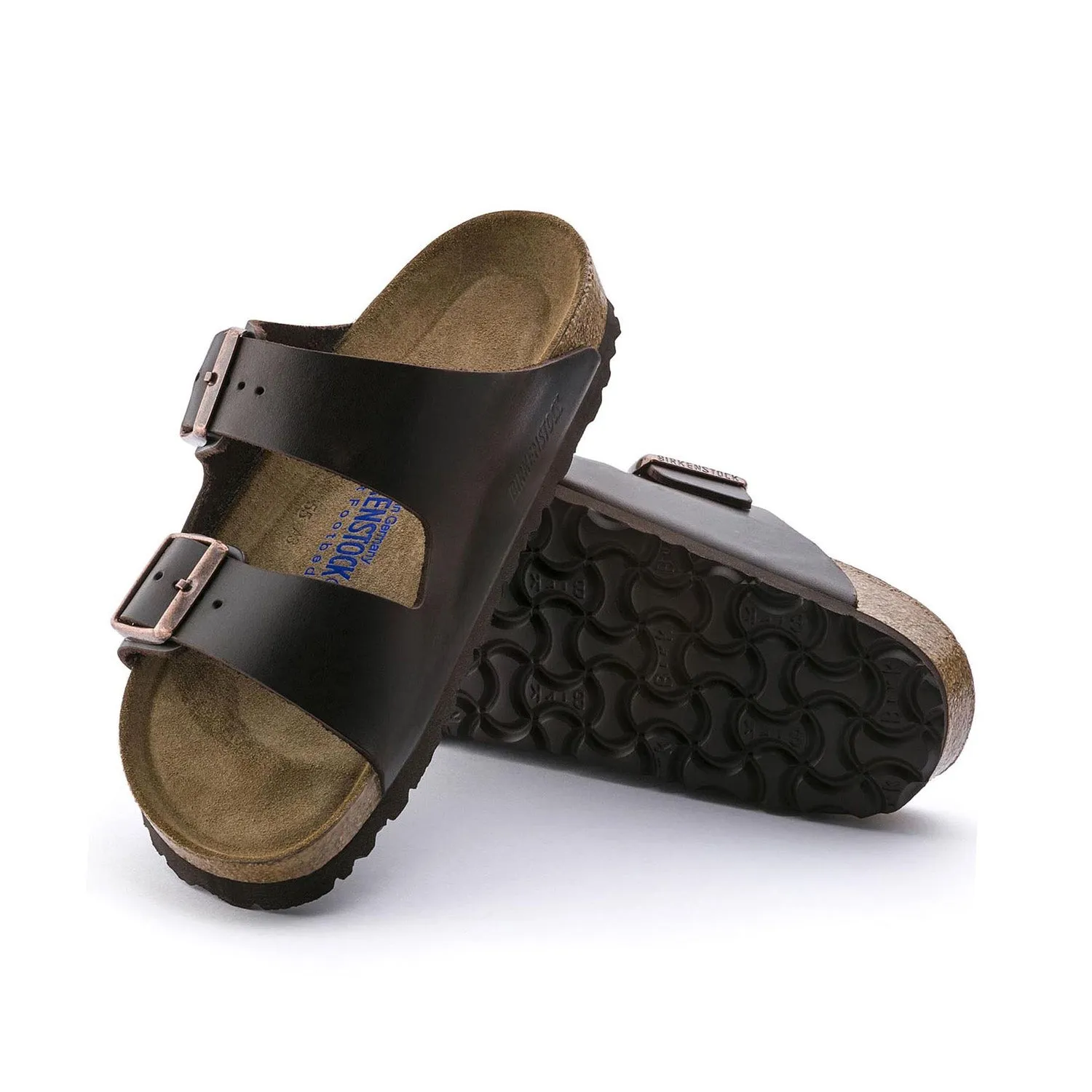 Birkenstock Arizona Soft Footbed 'Dark Brown' Amalfi di moro