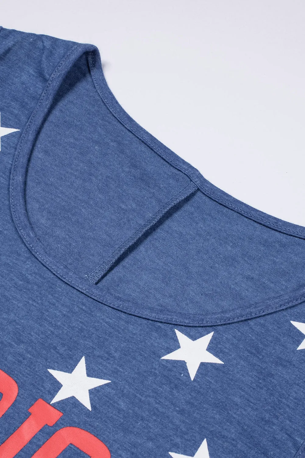 Blue Star American Printed Summer Casual Tank