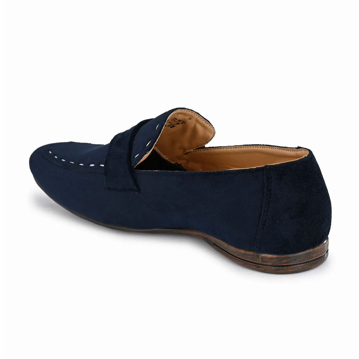 Blue Velvet Loafers