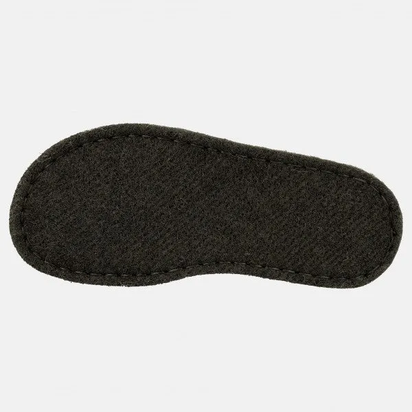 Boiled Wool Slipper "Gallina" in Captain's Blue