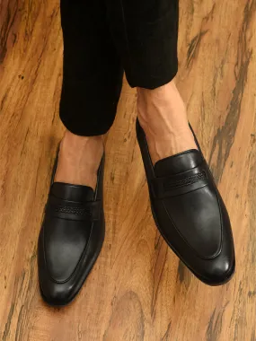 Bond Black Saddle Loafers