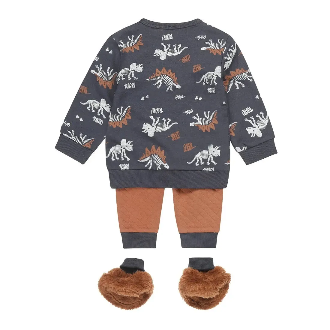 Boys Baby Set Sweater and Pants Dark Blue Dino | Dirkje