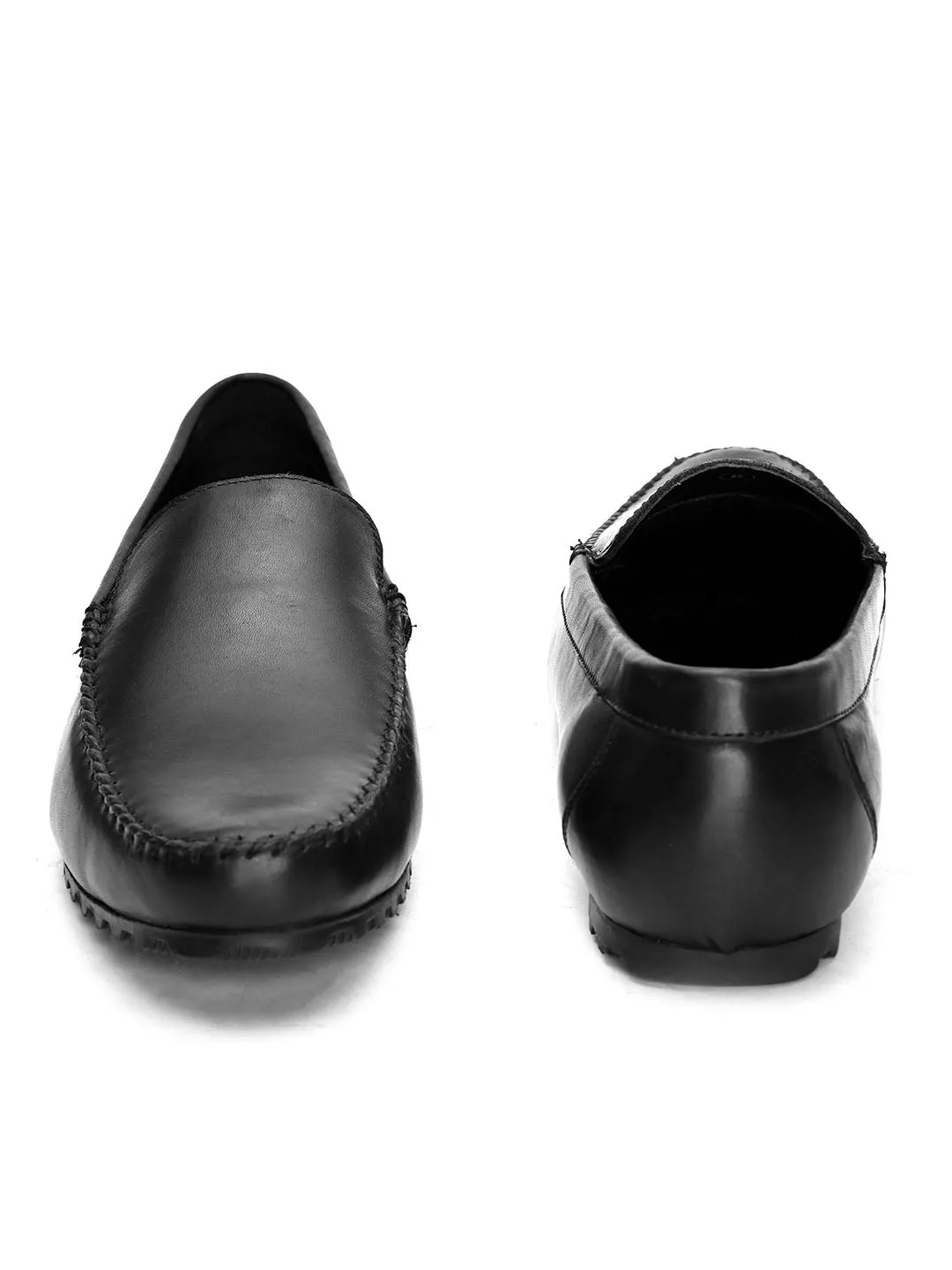 Bullet Black Loafers