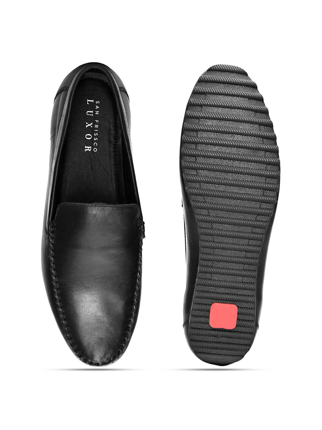 Bullet Black Loafers