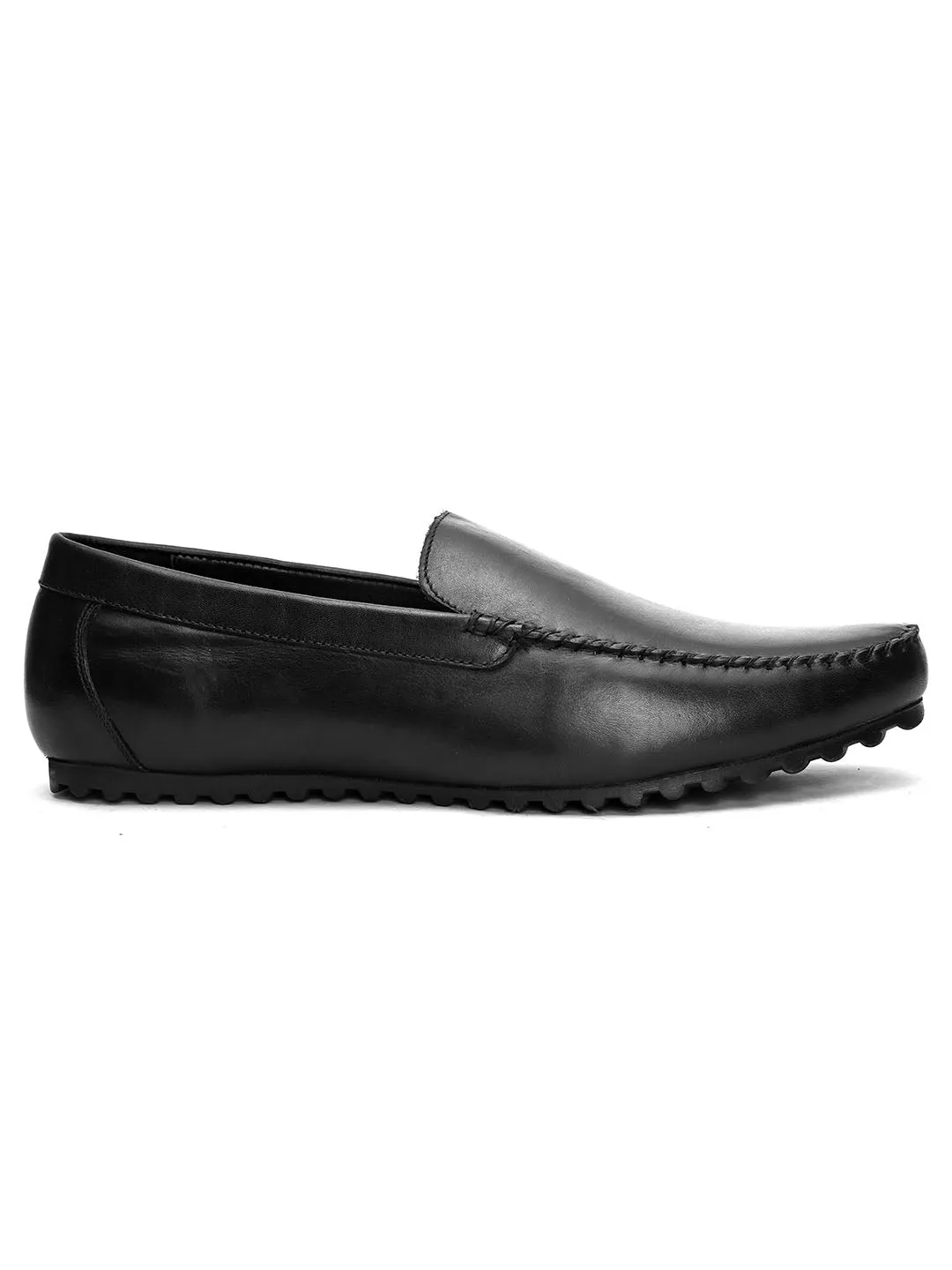 Bullet Black Loafers