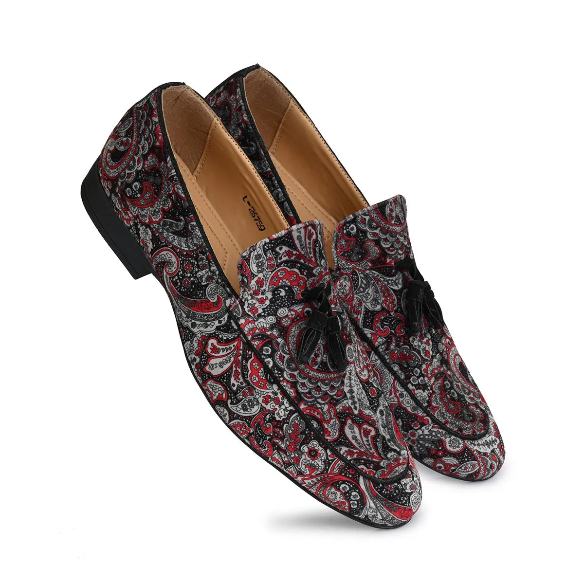 Cherry velvet  Loafers