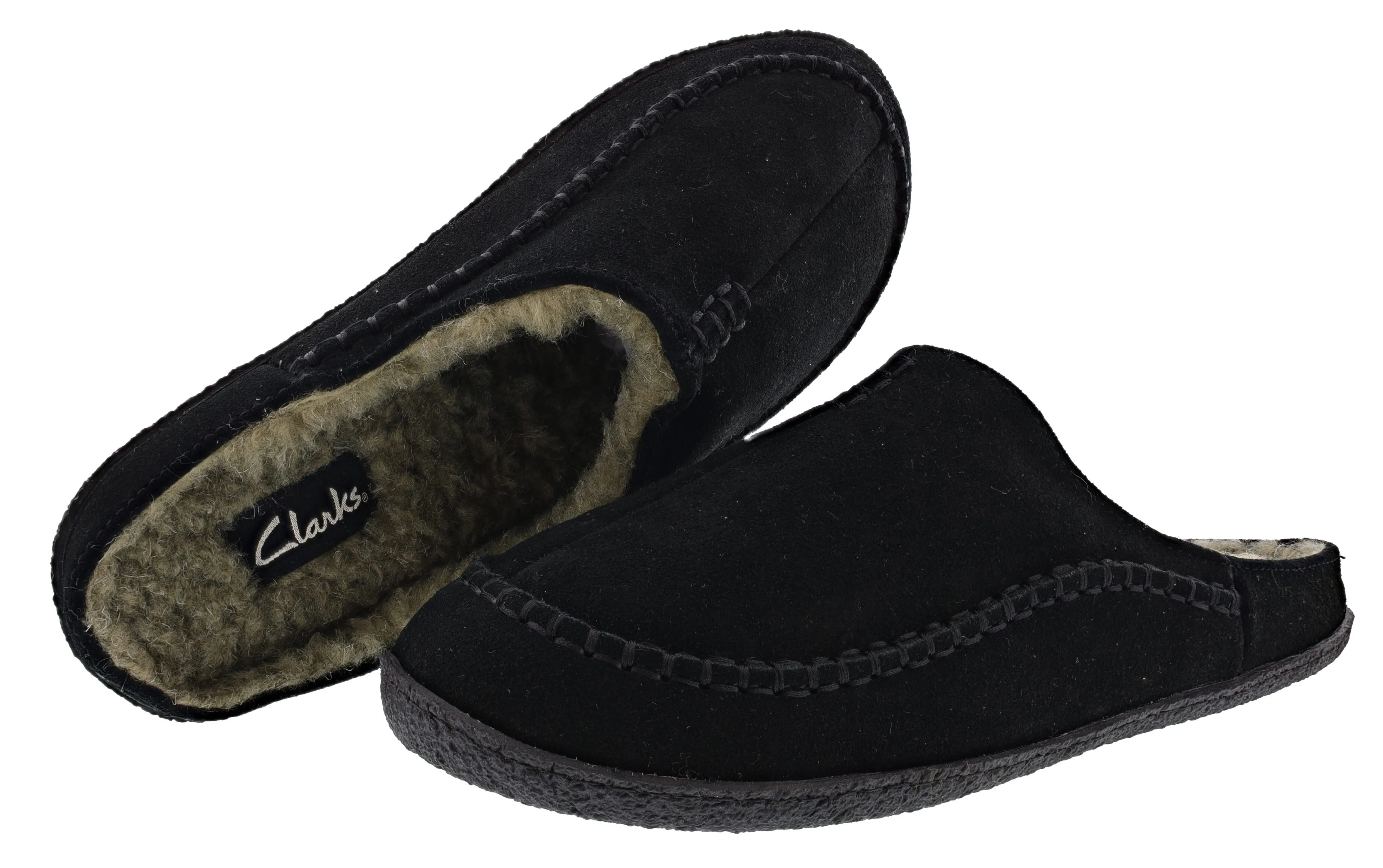 Clarks Men’s Baseball Stitch JMS0345 Clog Slippers