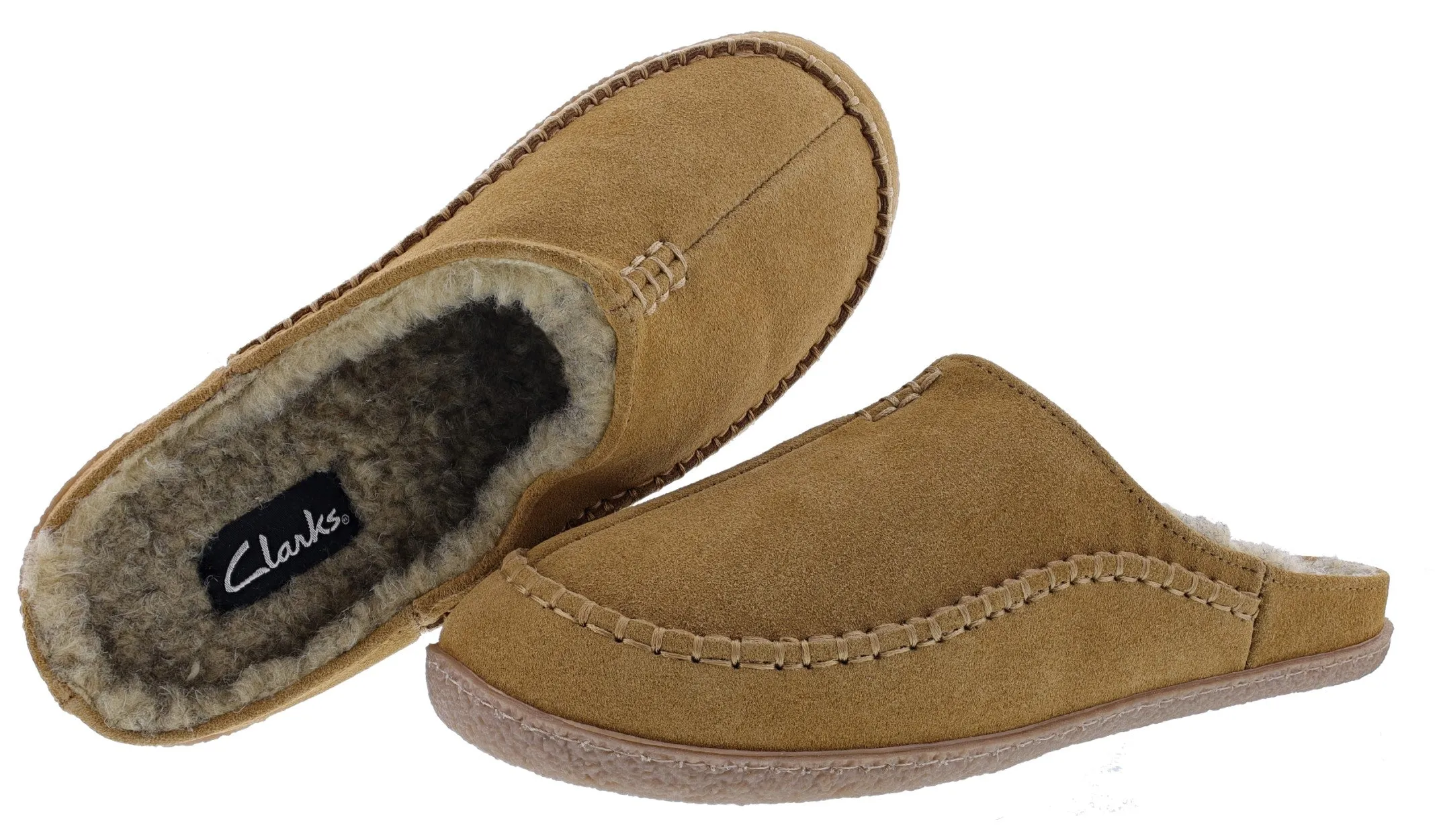 Clarks Men’s Baseball Stitch JMS0345 Clog Slippers