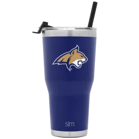 Collegiate Cruiser Tumbler with Flip Lid and Straw