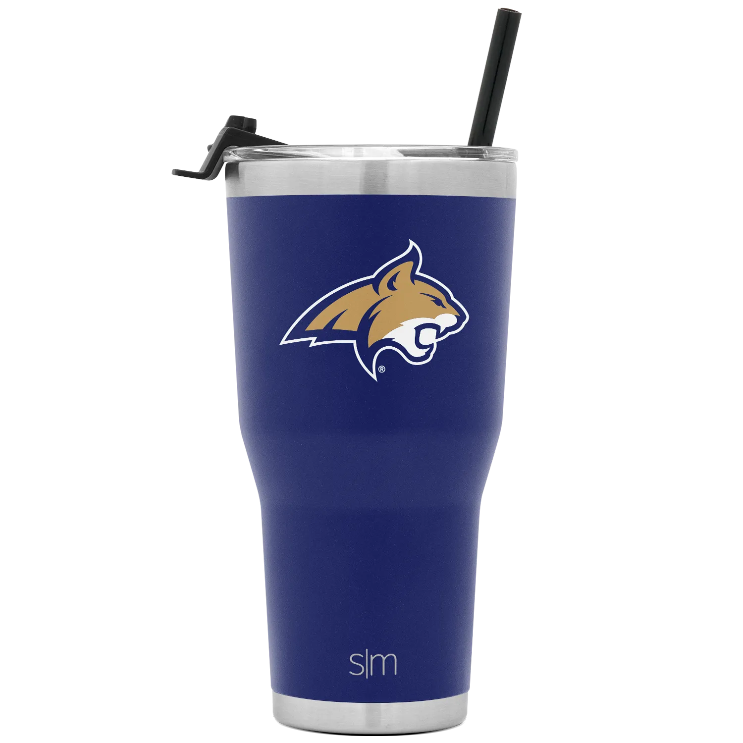 Collegiate Cruiser Tumbler with Flip Lid and Straw