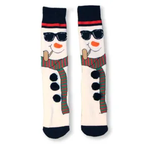 Cool Snowman Christmas Slipper Women’s Sock