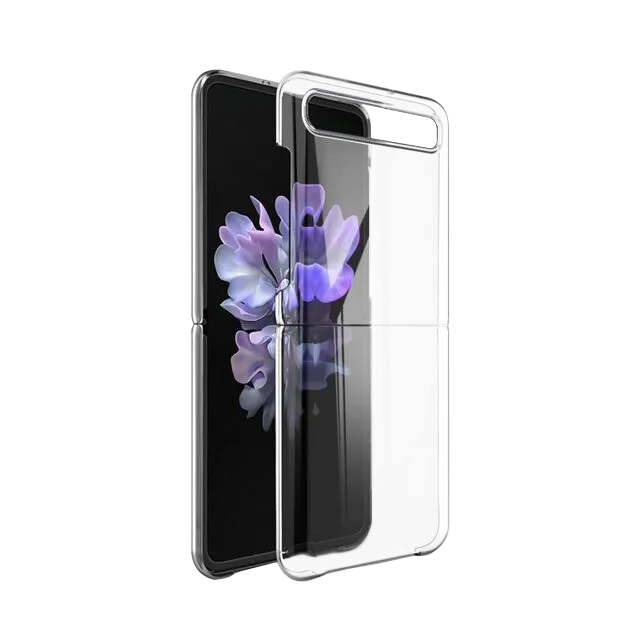 DOORMOON Samsung Galaxy Z Flip Crystal Flip Case Clear