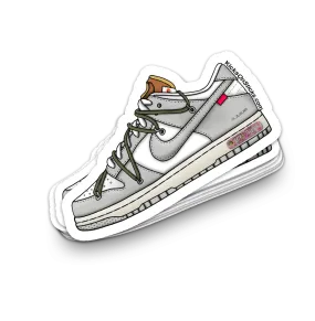 Dunk Low "Off-White Lot 22" Sneaker Sticker