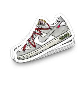 Dunk Low "Off-White Lot 33" Sneaker Sticker