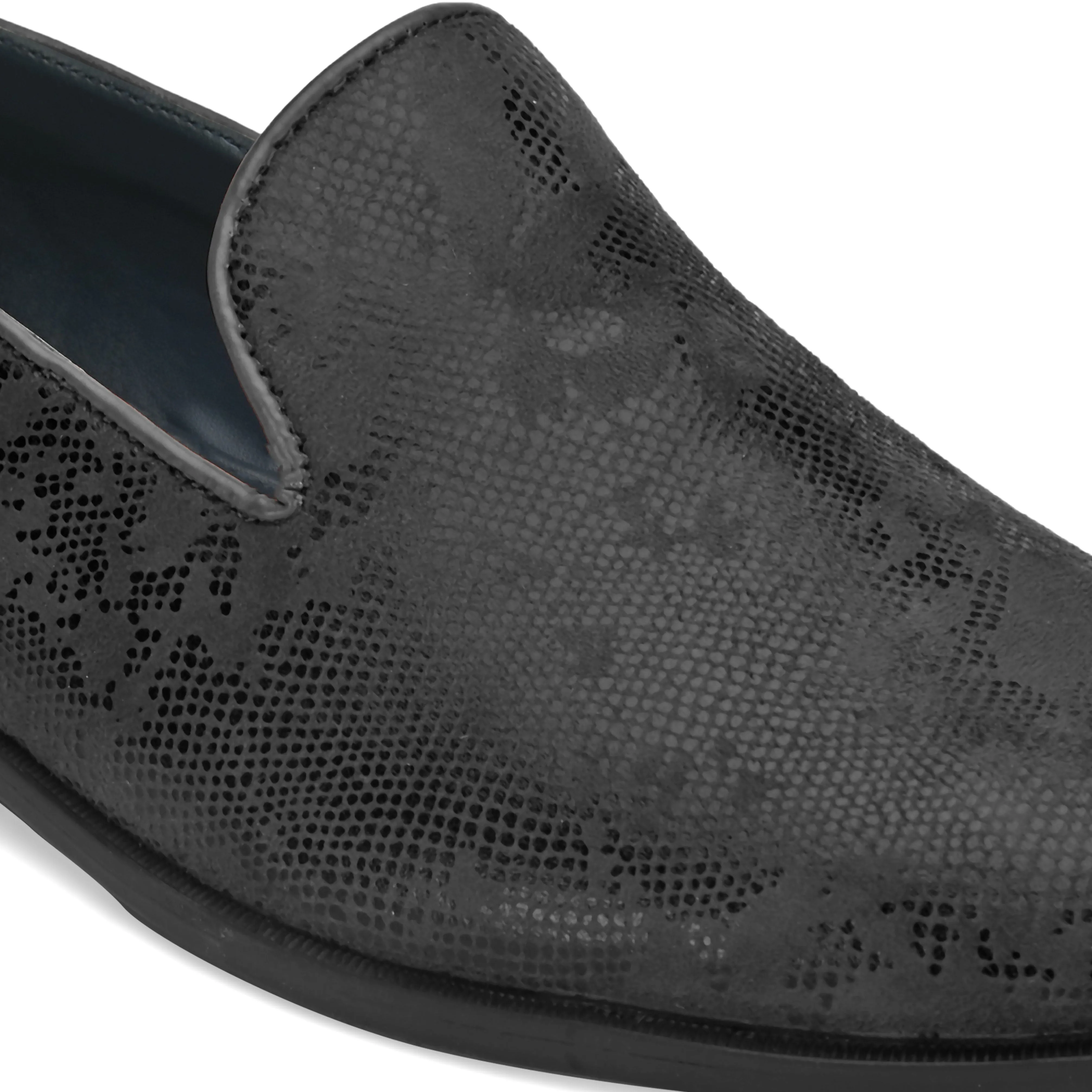 Elan Black Loafers