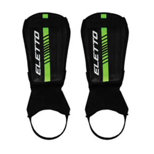 Eletto Black/Neon Green/White Victory V Soft Shell Soccer Shinpads