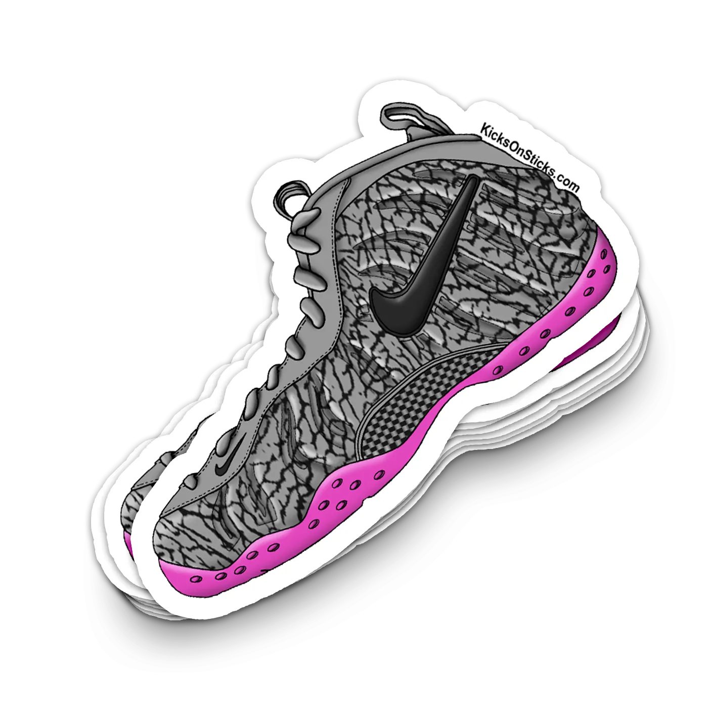 Foamposite Pro "Elephant" Sneaker Sticker