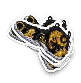 Foamposite "Supreme Black" Sneaker Sticker