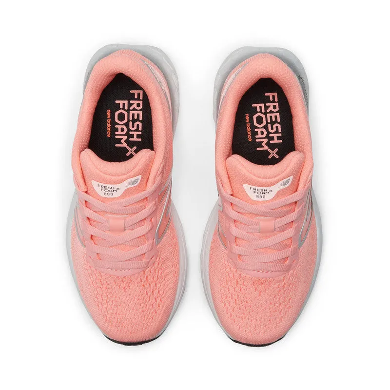 Fresh Foam X Kid's 880v12 Running Shoe - Grapefruit