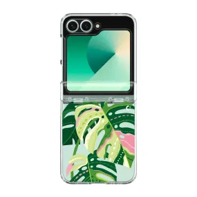 Galaxy Z Flip 6 - Monstera Leaves