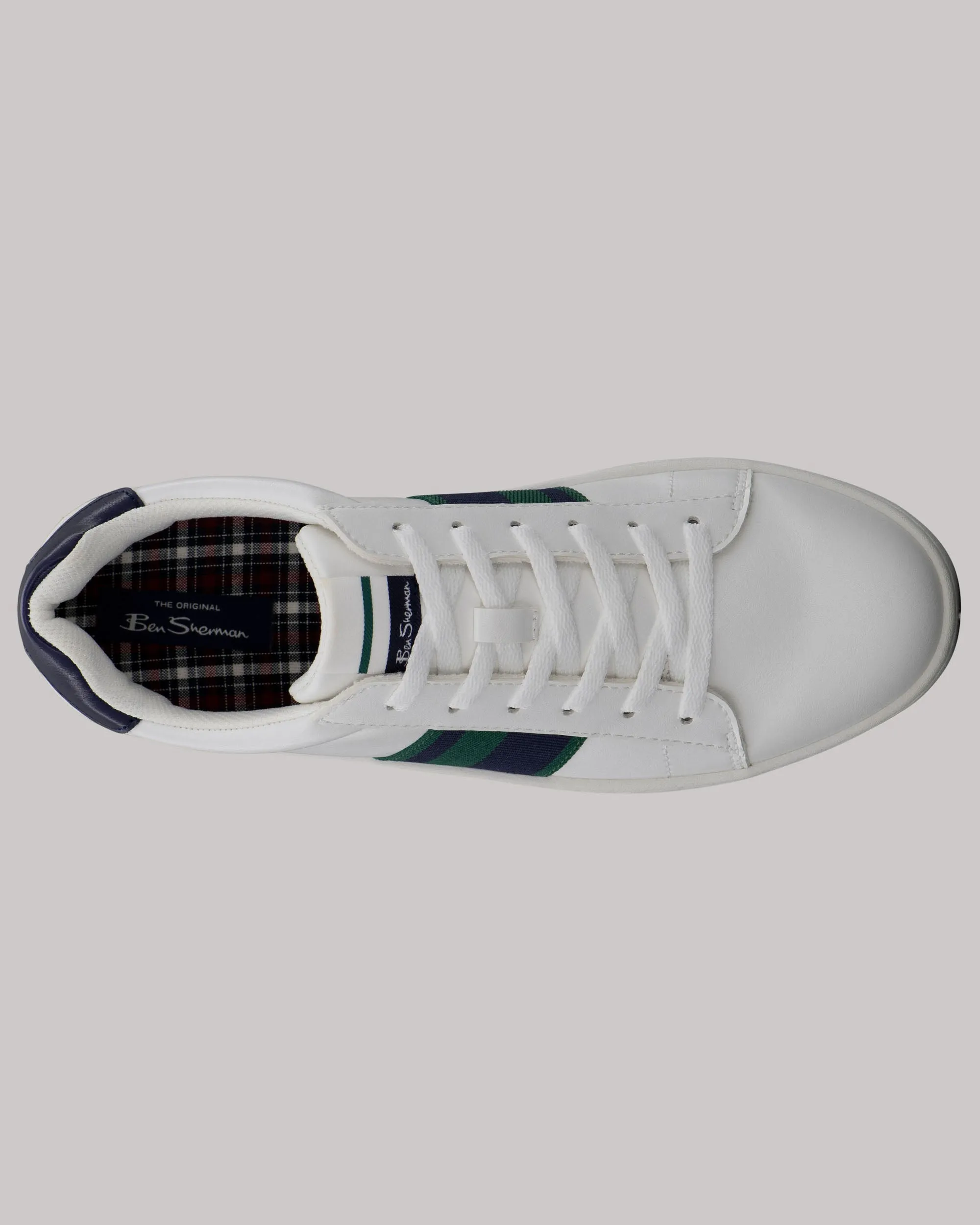 Hampton Stripe Sneaker - British Navy