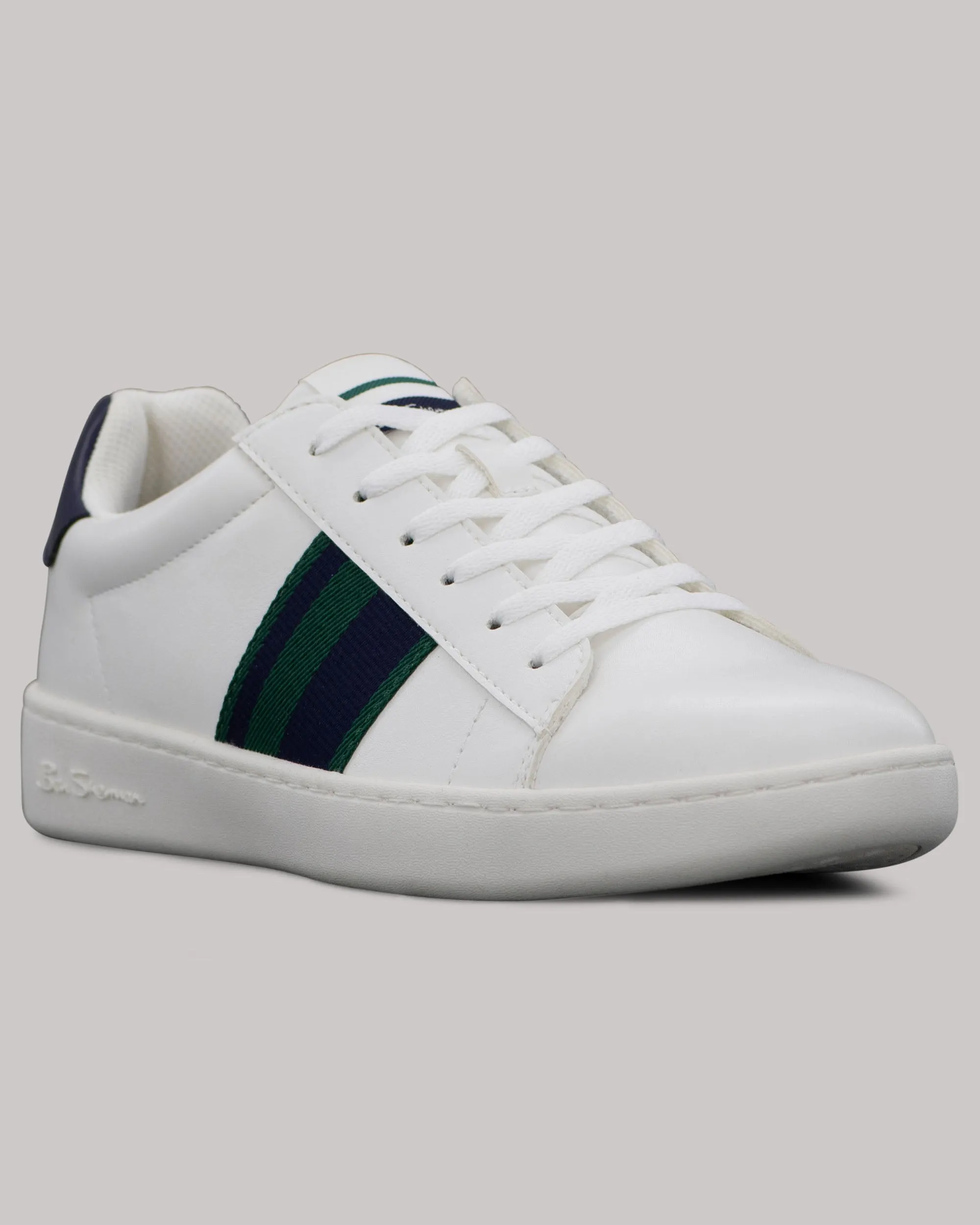 Hampton Stripe Sneaker - British Navy