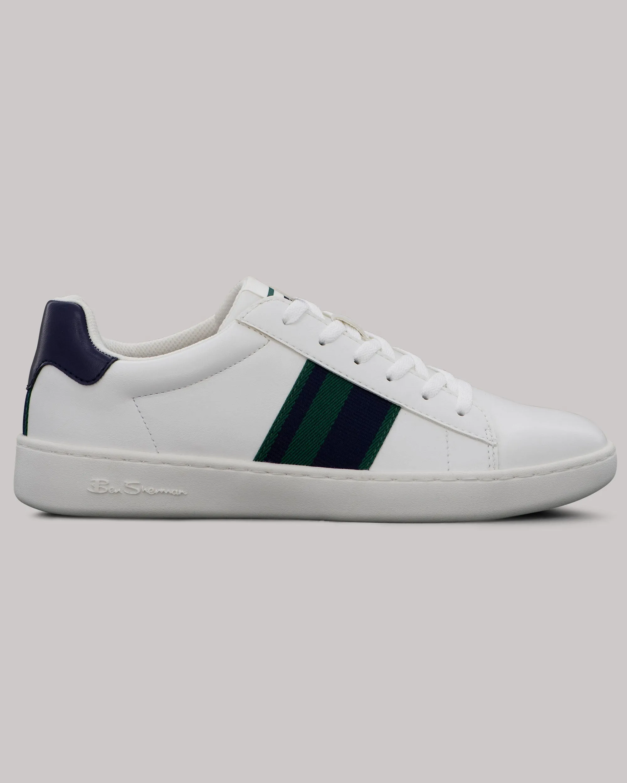 Hampton Stripe Sneaker - British Navy