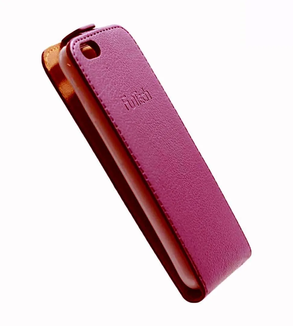 iphone 6 6s leather flip phone case pink