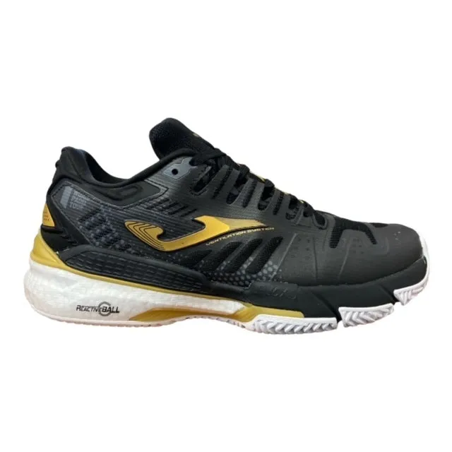 Joma T.Slam 2201 black-gold padel shoe