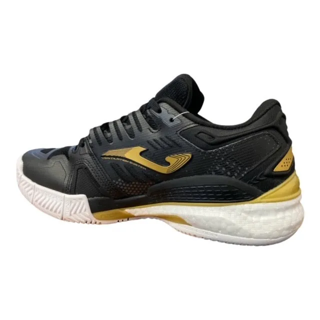 Joma T.Slam 2201 black-gold padel shoe