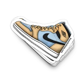 Jordan 1 CMFT "Psychic Blue" Sneaker Sticker