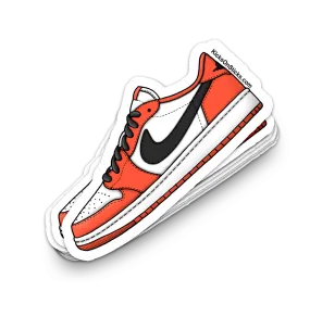 Jordan 1 Low "Starfish" Sneaker Sticker